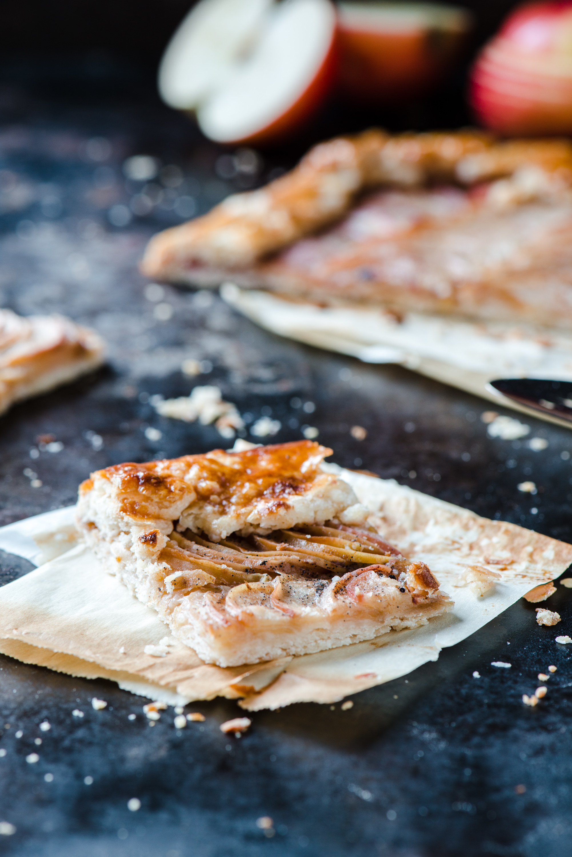 Salted Butter Apple Galette - Surprisingly easy to make and extremely delicious!