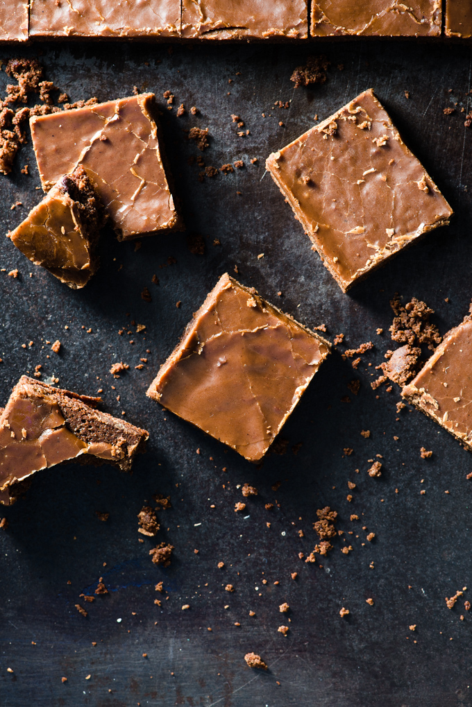 Hennessy Espresso Brownies - Coffee, liquor, and brownies, all in one. Need we say more?